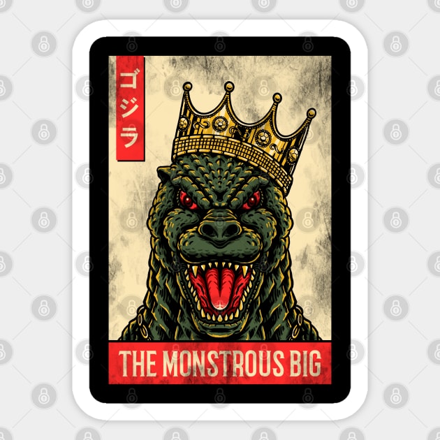 the monstrous big Sticker by sober artwerk